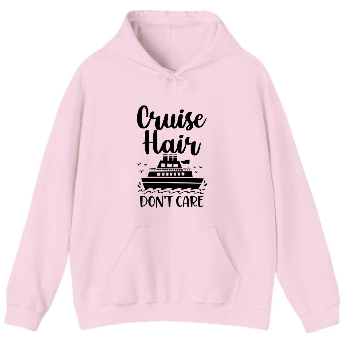 Cruise Hair Don't Care Hoodie in Light Pink