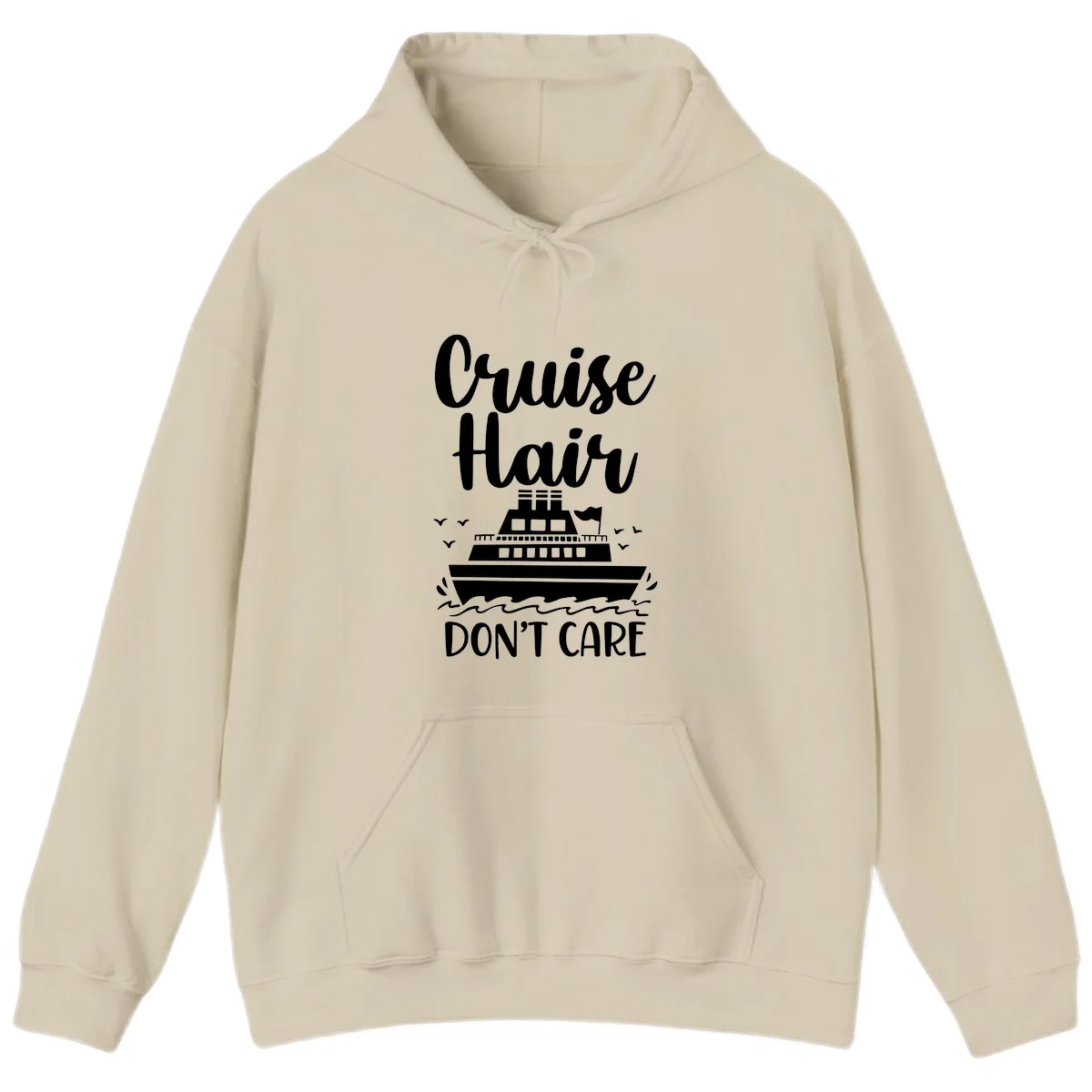 Cruise Hair Don't Care Hoodie in Sand