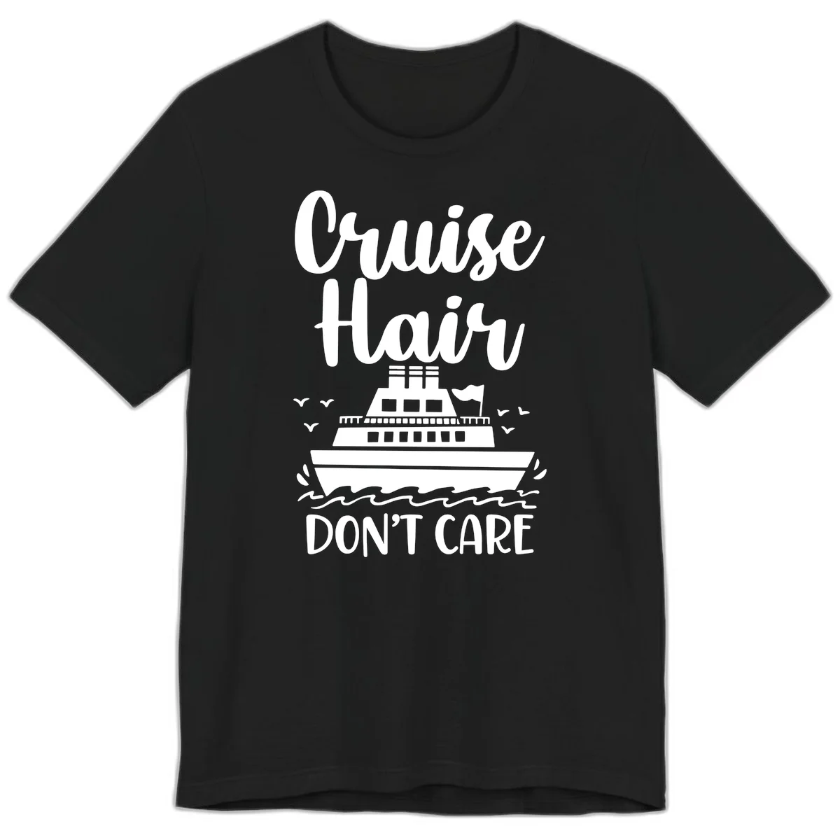 Cruise Hair Don't Care Premium T-Shirt in Black