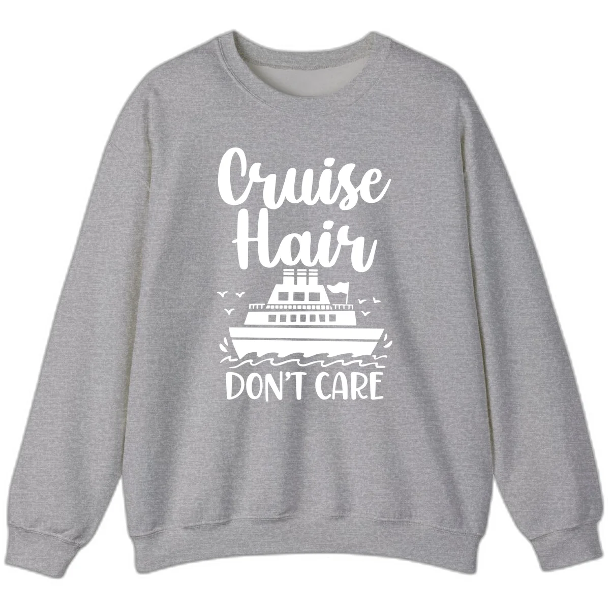 Cruise Hair Don't Care Sweatshirt in Sport Grey