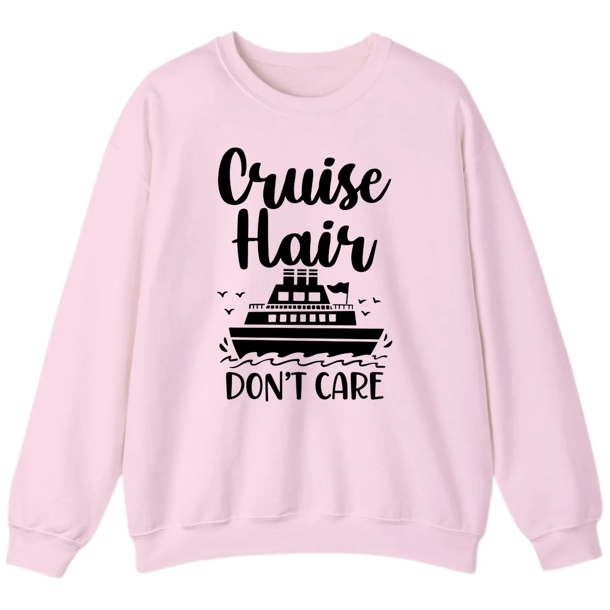 Cruise Hair Don't Care Sweatshirt in Light Pink
