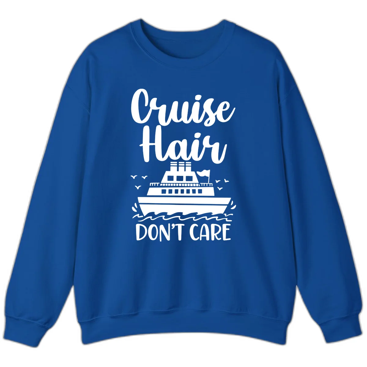 Cruise Hair Don't Care Sweatshirt in Royal