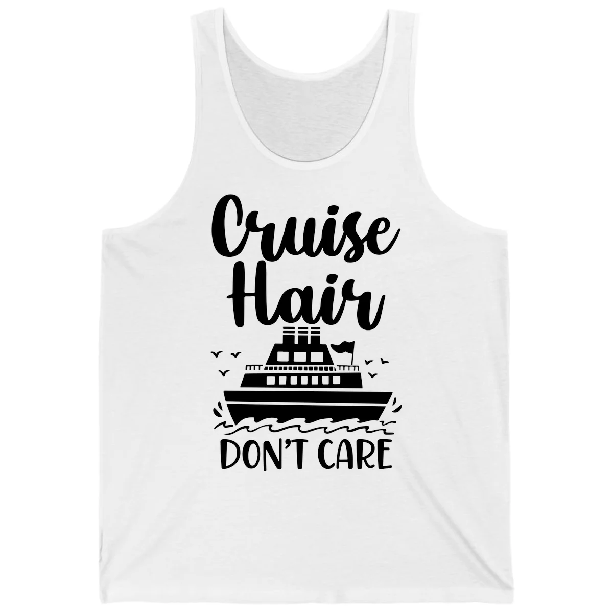 Cruise Hair Don't Care Tank Top in White
