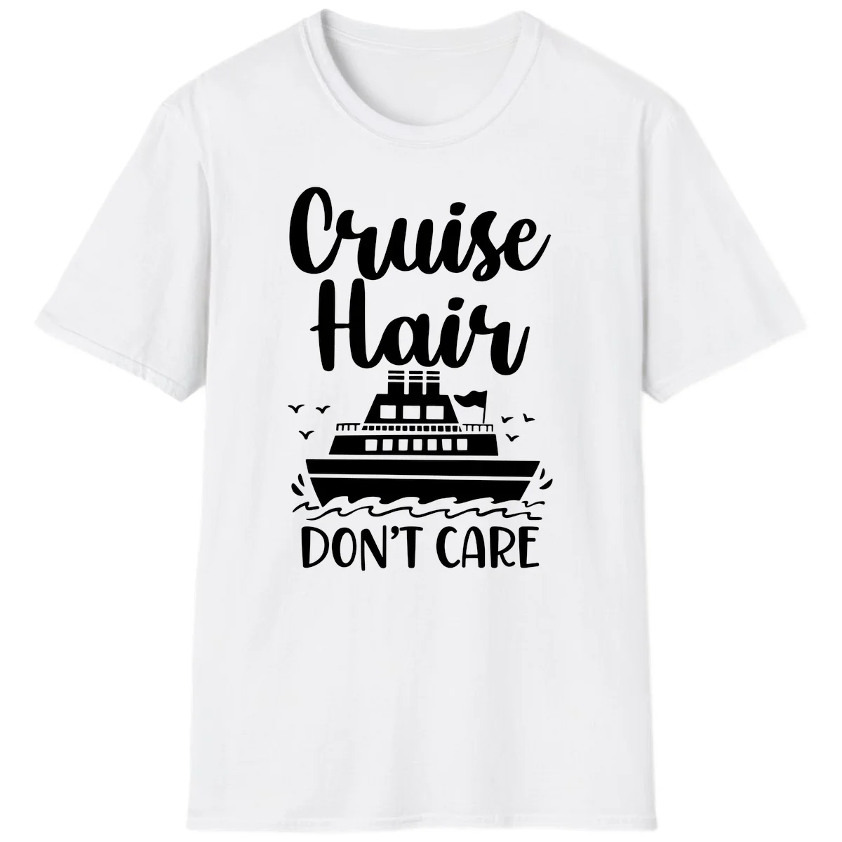 Cruise Hair Don't Care T-Shirt in White