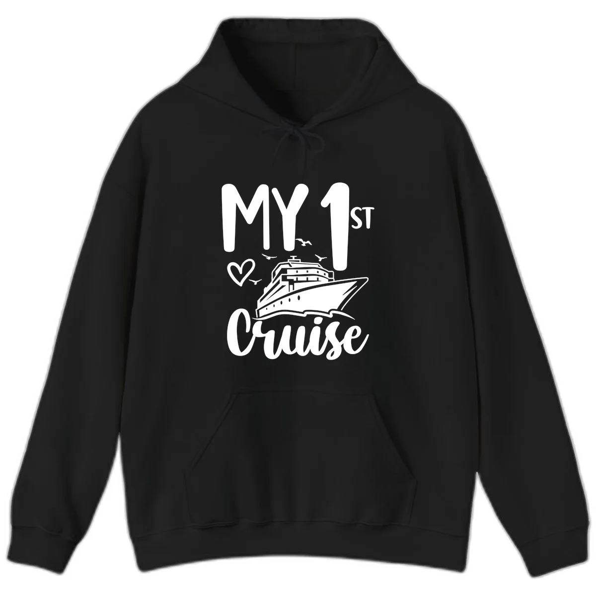My First Cruise Hoodie in Black