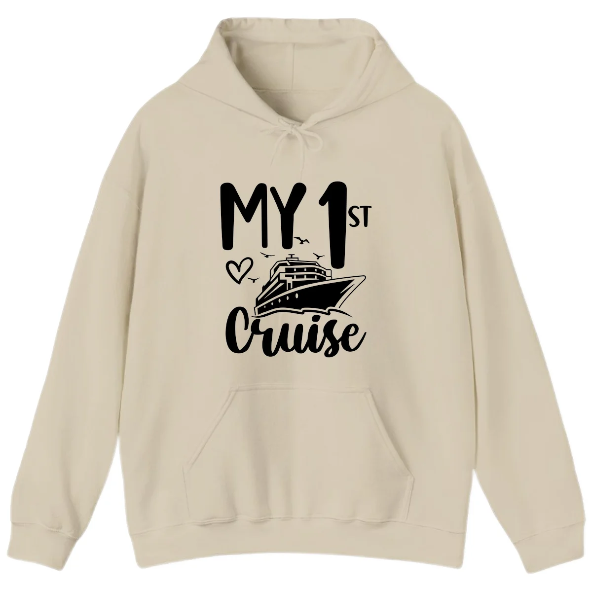My First Cruise Hoodie in Sand