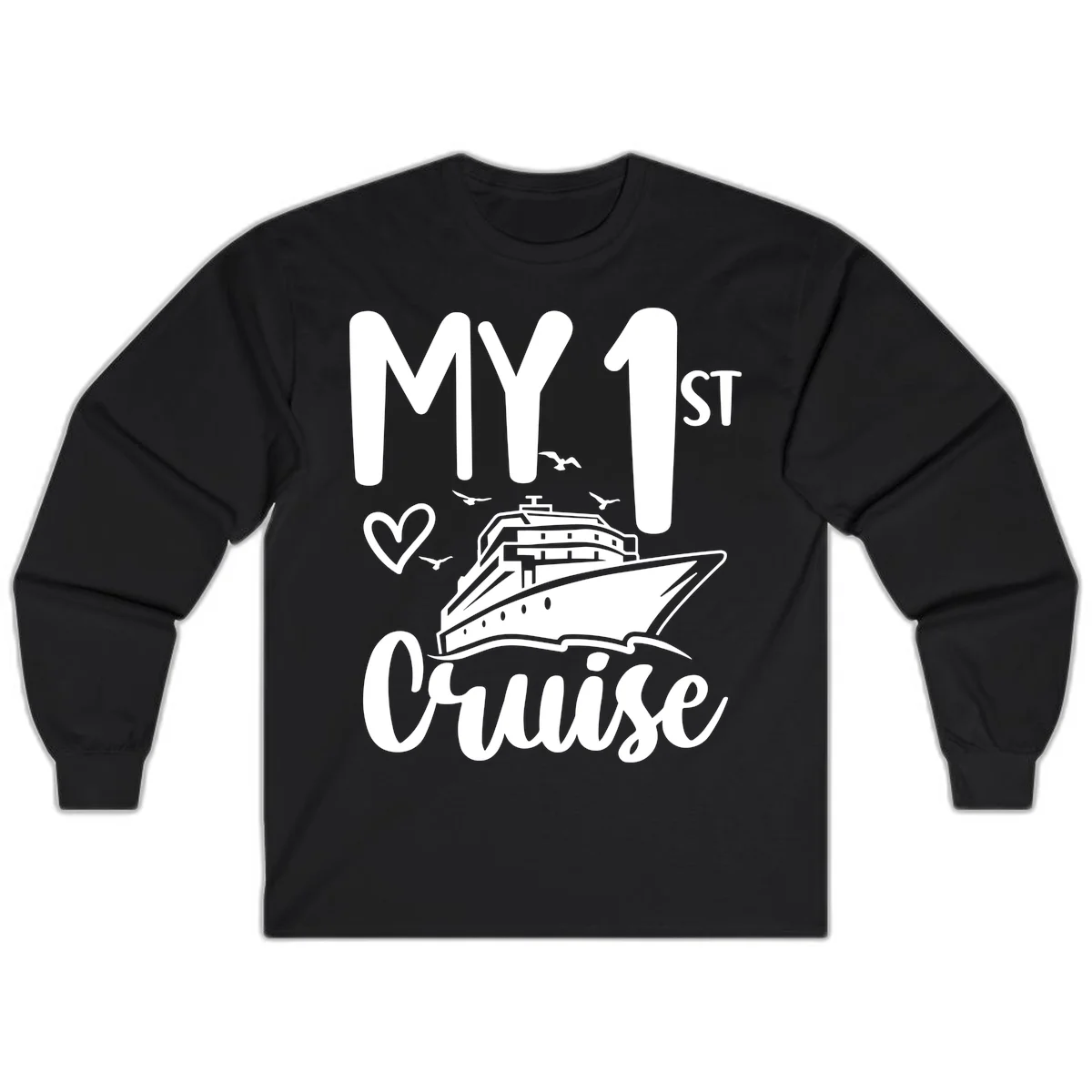 My First Cruise Long Sleeve in Black