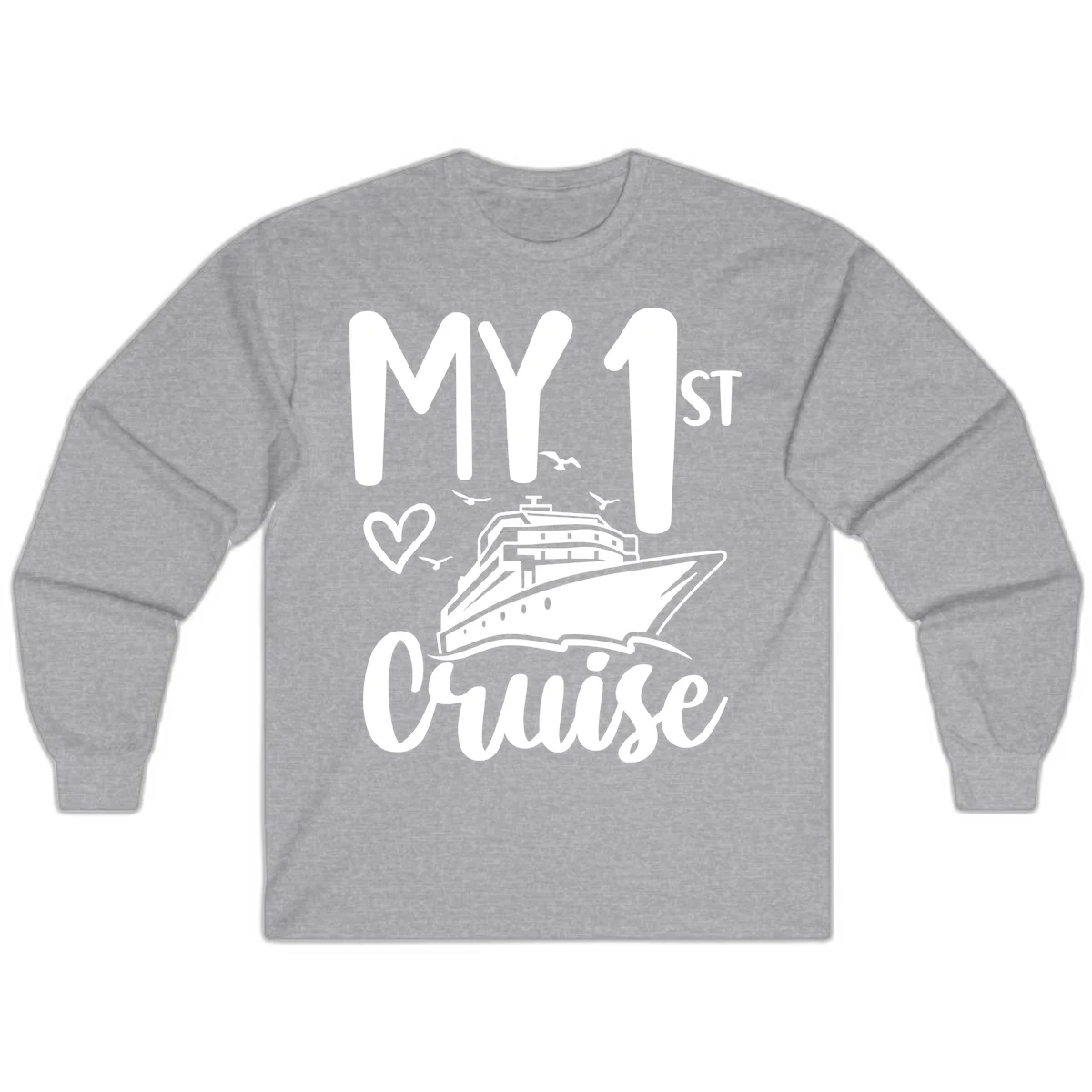 My First Cruise Long Sleeve in Sport Grey