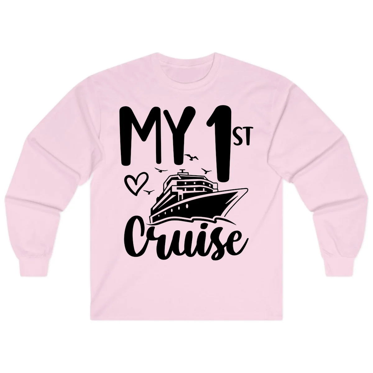 My First Cruise Long Sleeve in Light Pink