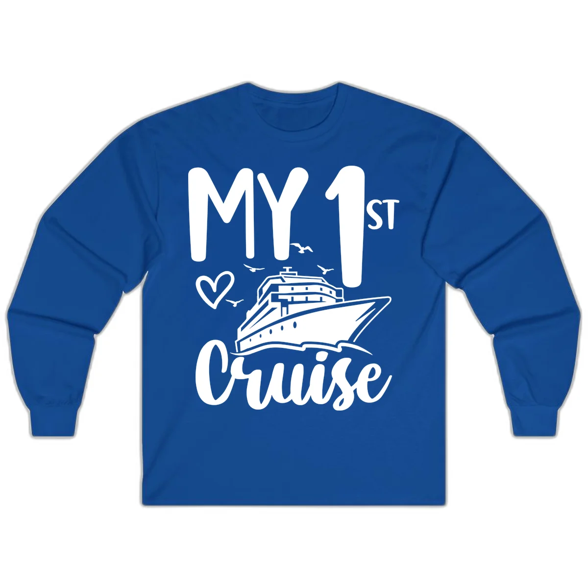 My First Cruise Long Sleeve in Royal