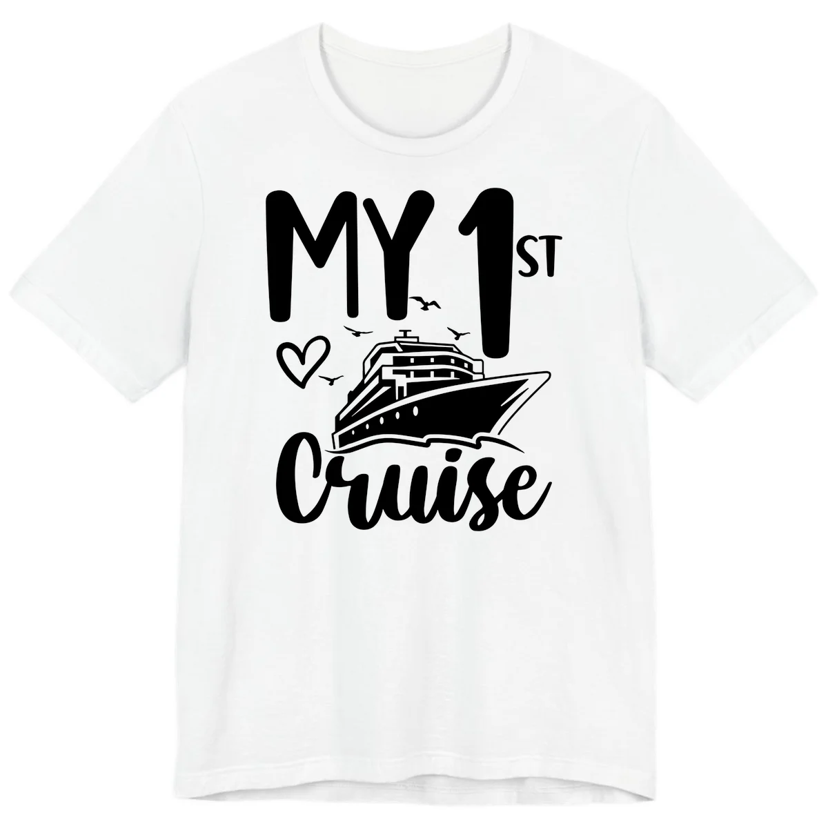 My First Cruise Premium T-Shirt in White