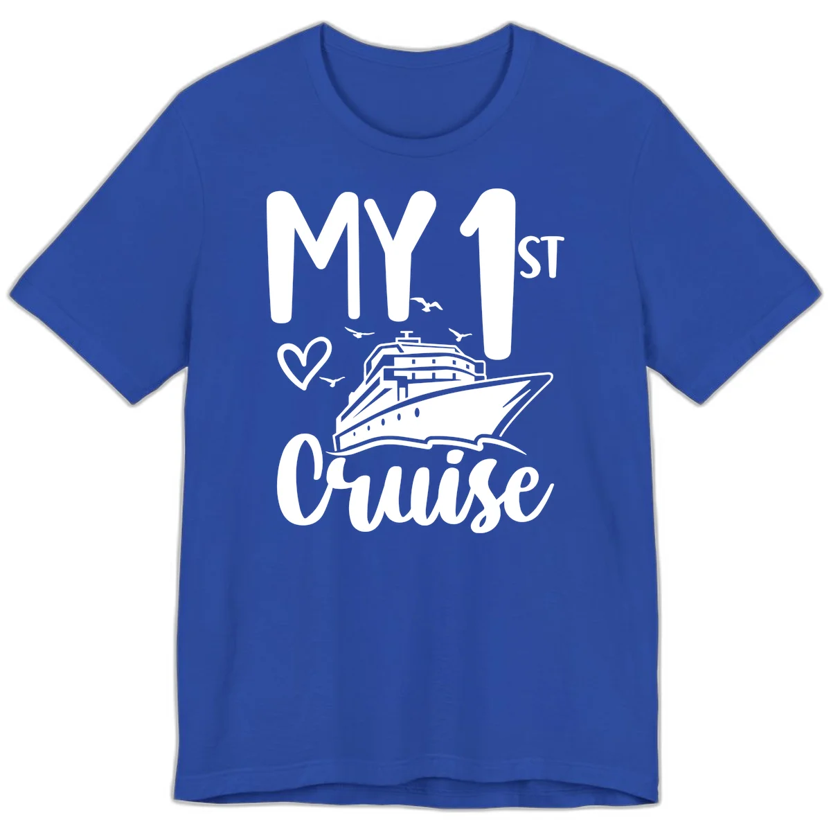 My First Cruise Premium T-Shirt in True Royal