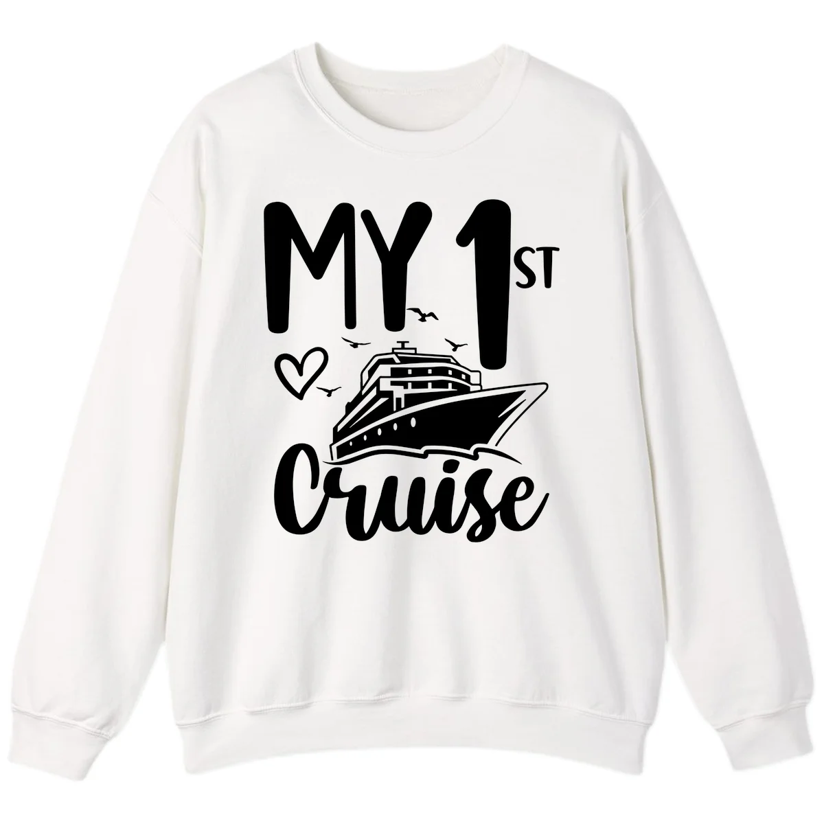 My First Cruise Sweatshirt in White