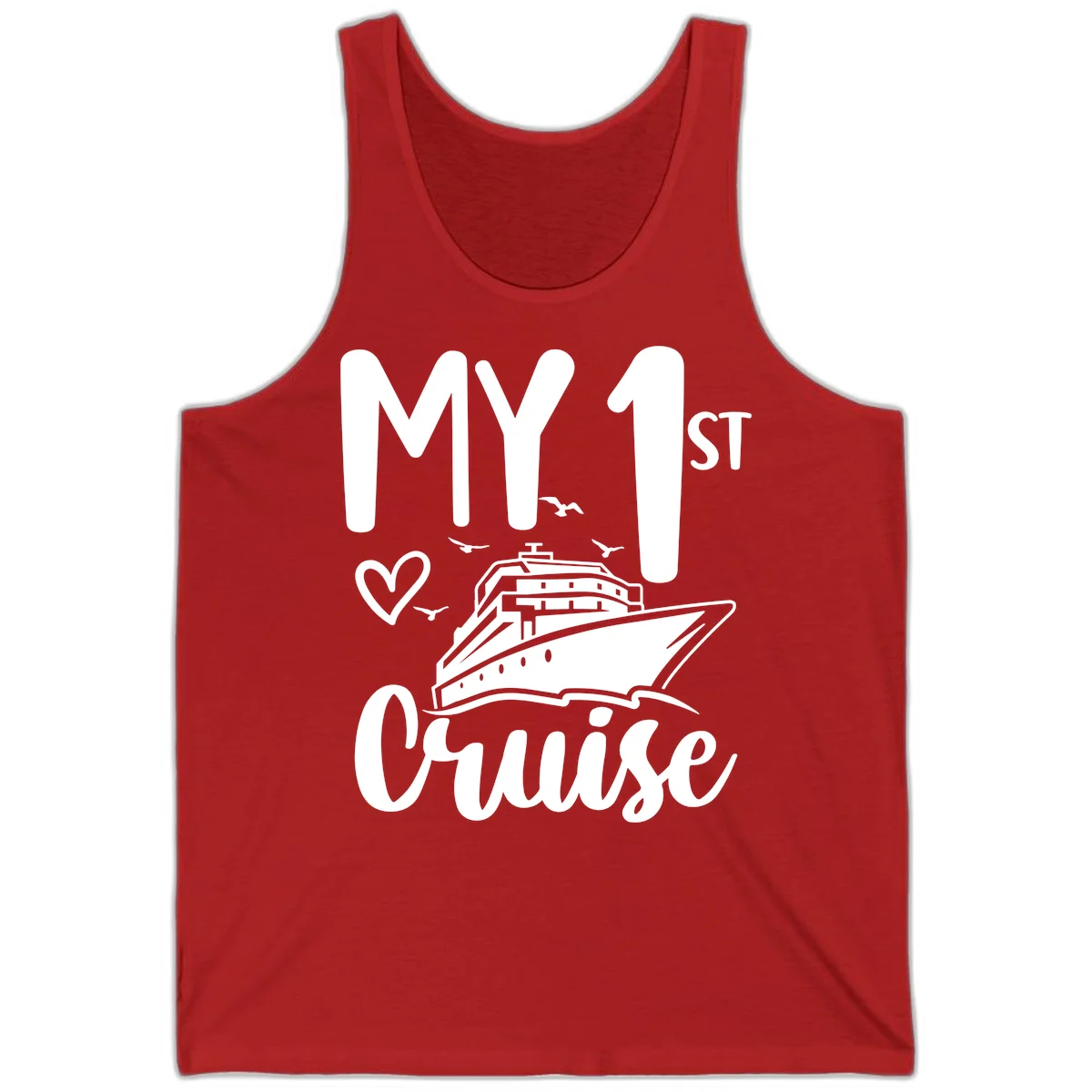 My First Cruise Tank in Red