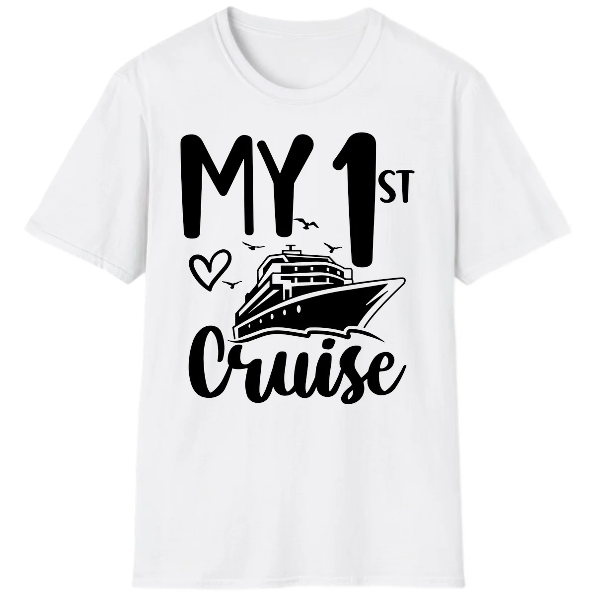 My First Cruise T-Shirt in White