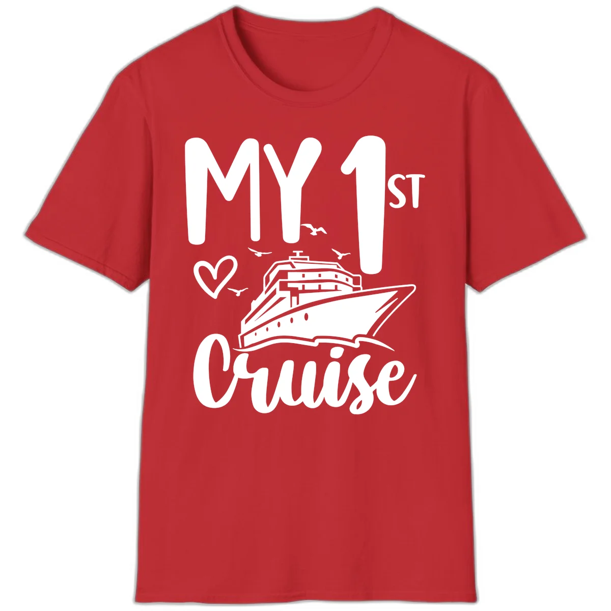 My First Cruise T-Shirt in Red