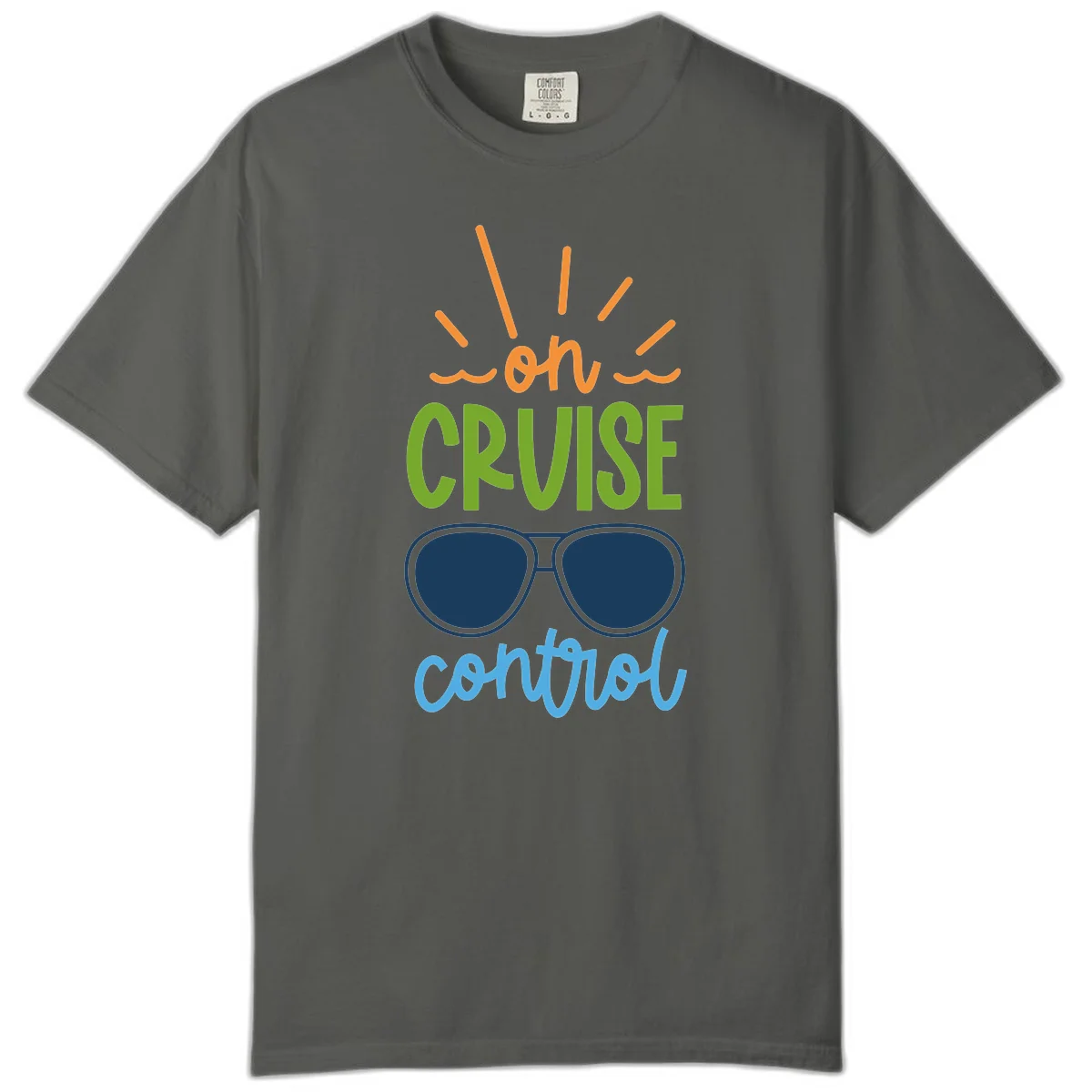 Oh Cruise Control Comfort Colors Cruise Tee in Pepper