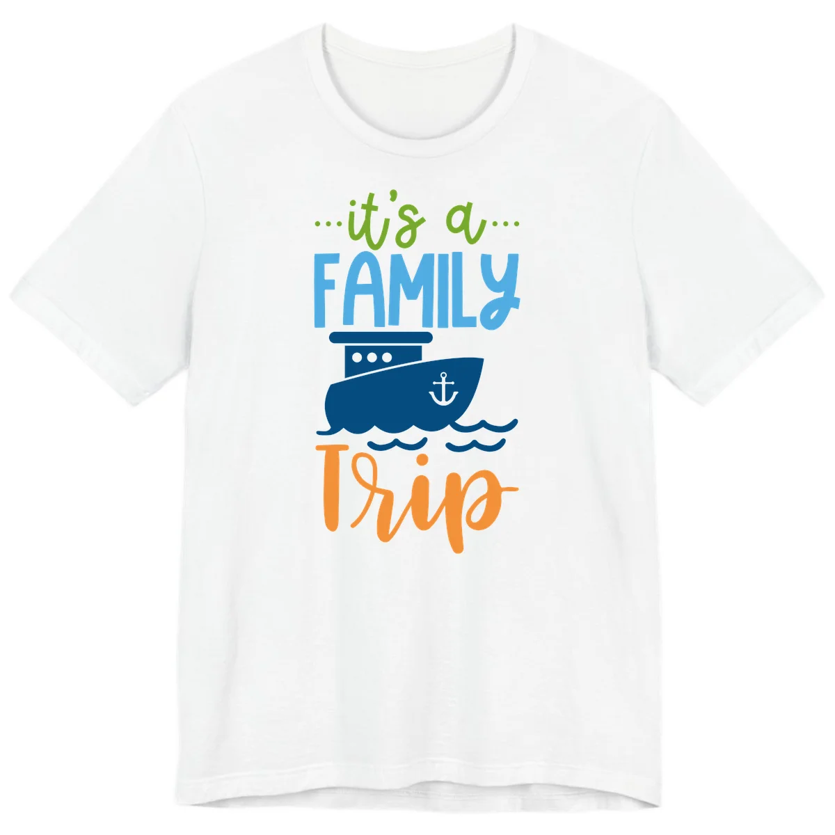 It's A Family Thing Cruise Premium T-Shirt in White