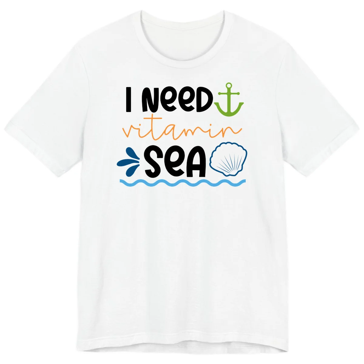 I Need Vitamin Sea Premium T-Shirt in White