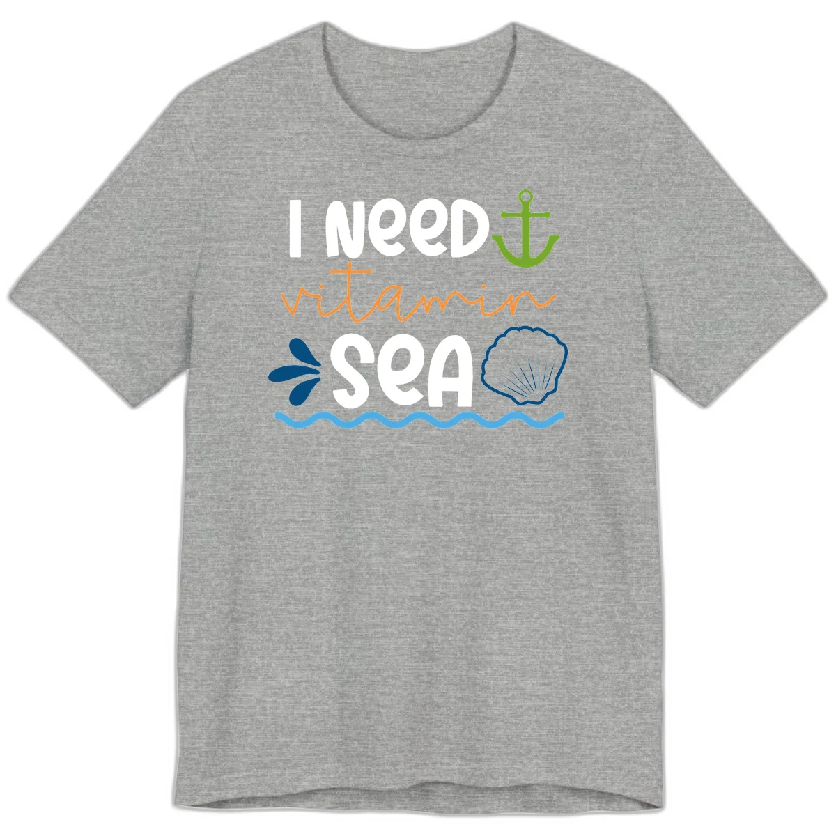 I Need Vitamin Sea Premium T-Shirt in Athletic Heather