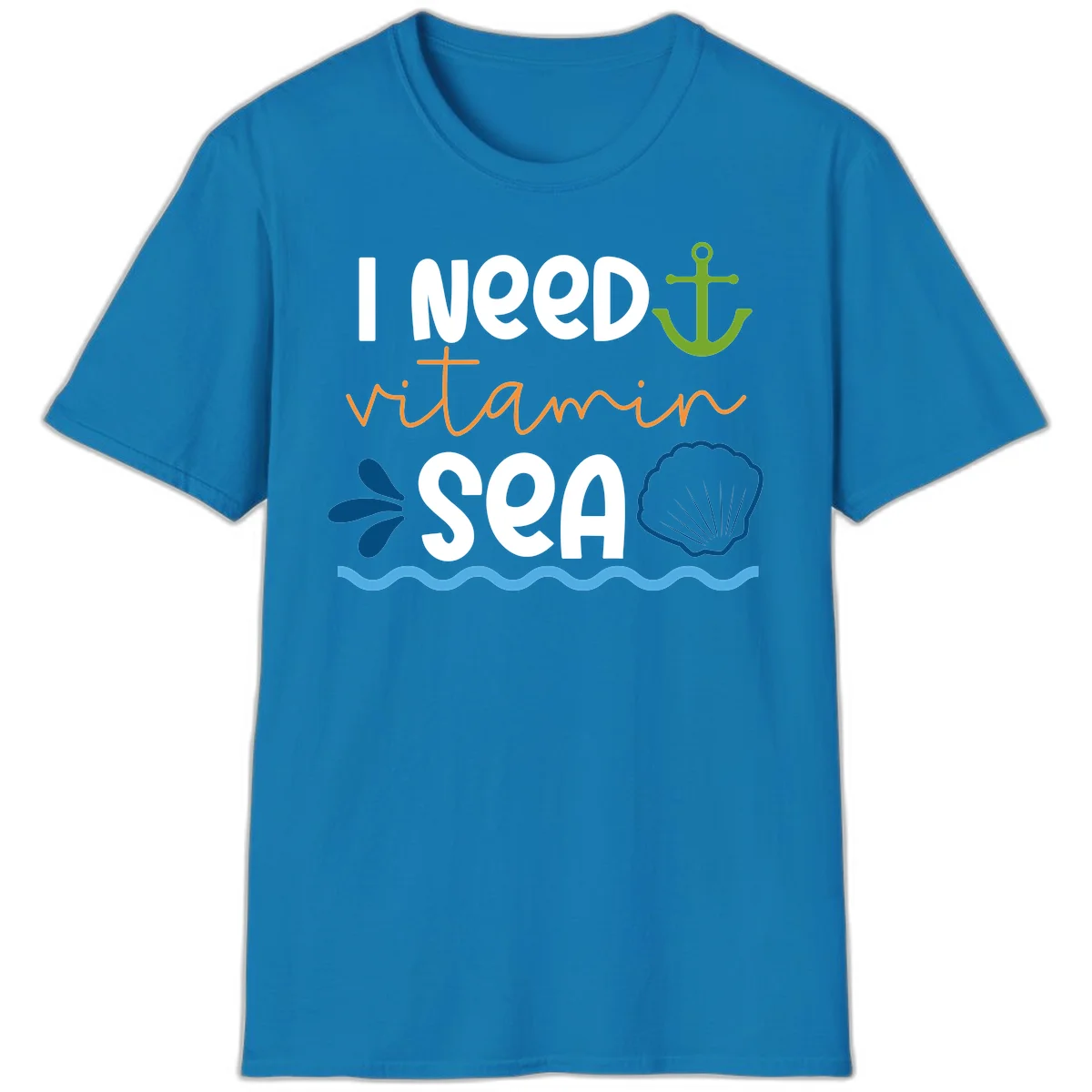 I Need Vitamin Sea T-Shirt in Sapphire