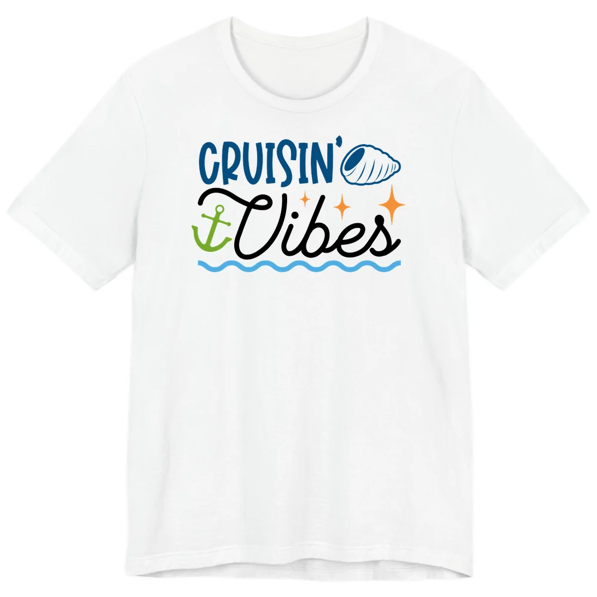 Cruisin' Vibes Premium T-Shirt in White