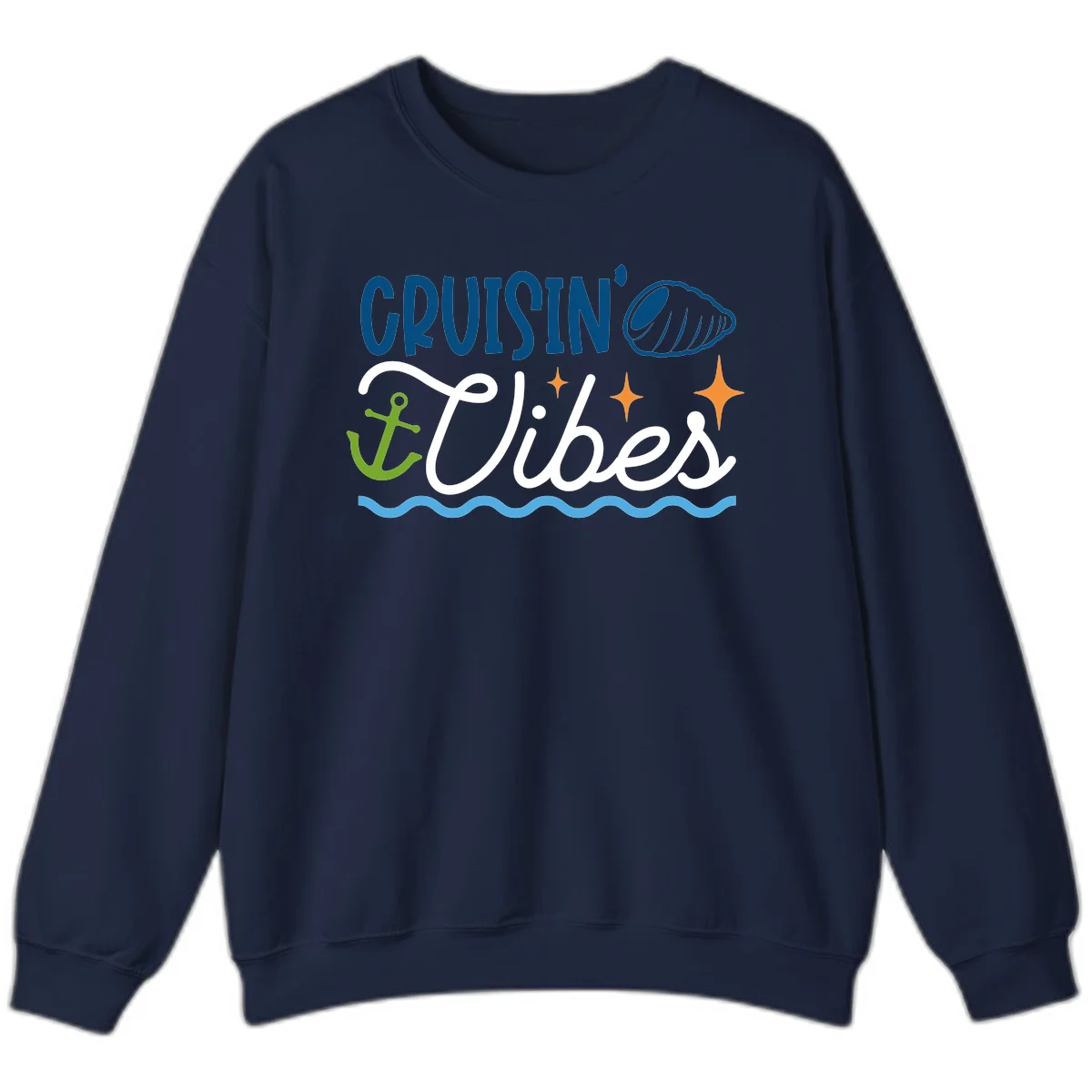 Cruisin' Vibes Sweatshirt in Navy