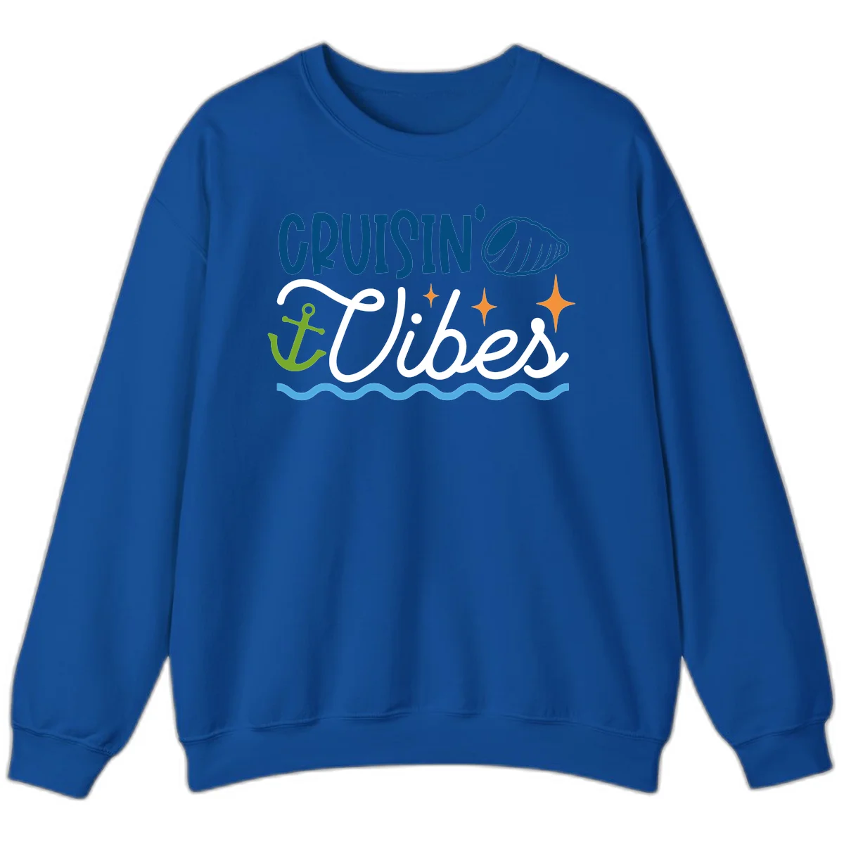Cruisin' Vibes Sweatshirt in Royal