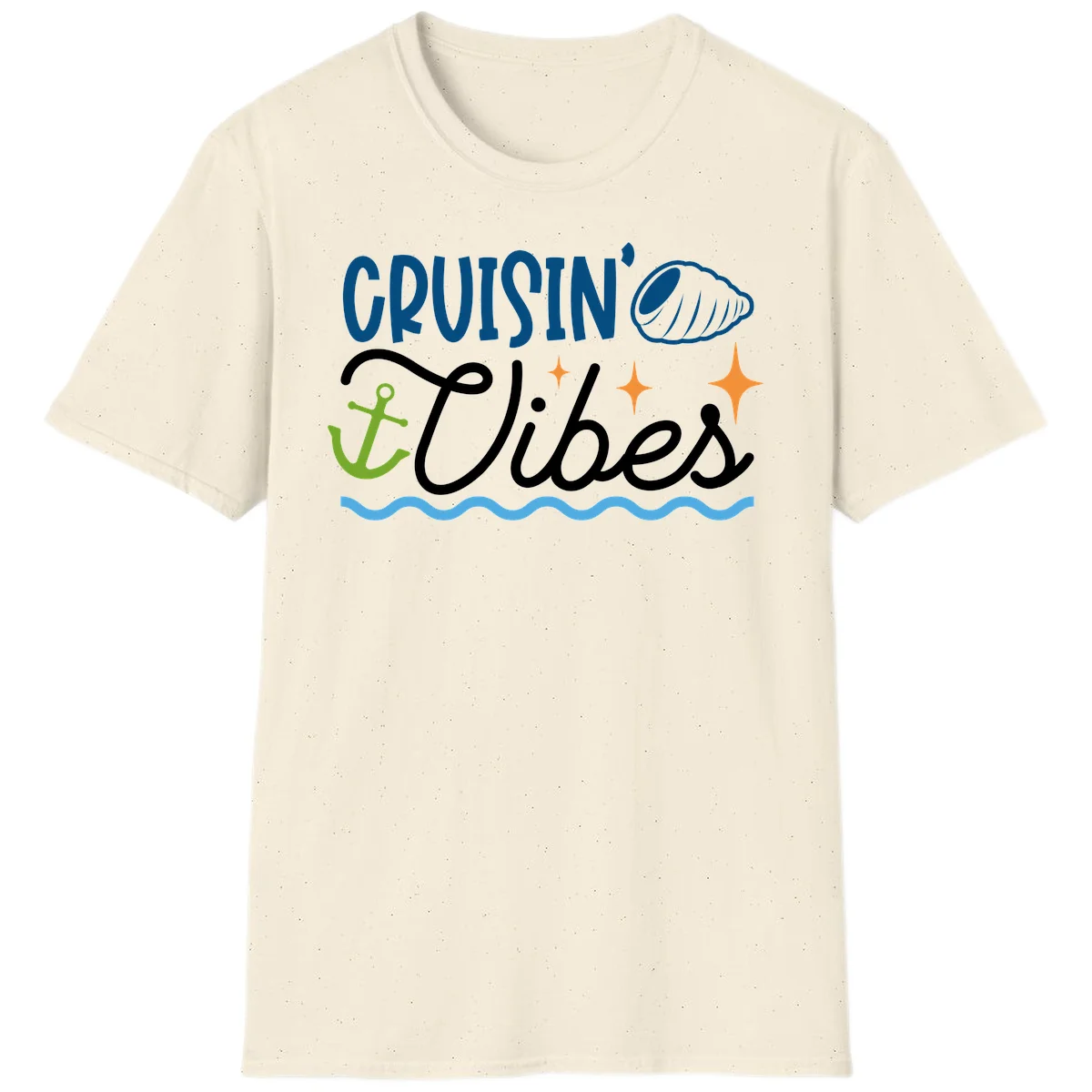 Cruisin' Vibes T-Shirt in Natural