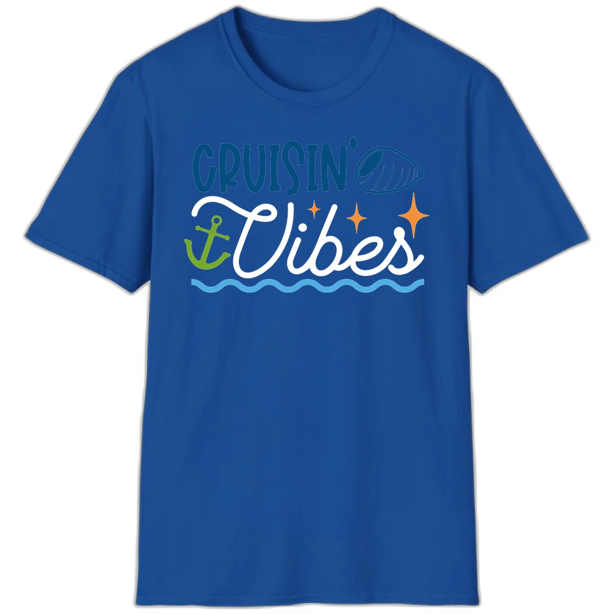 Cruisin' Vibes T-Shirt in Royal