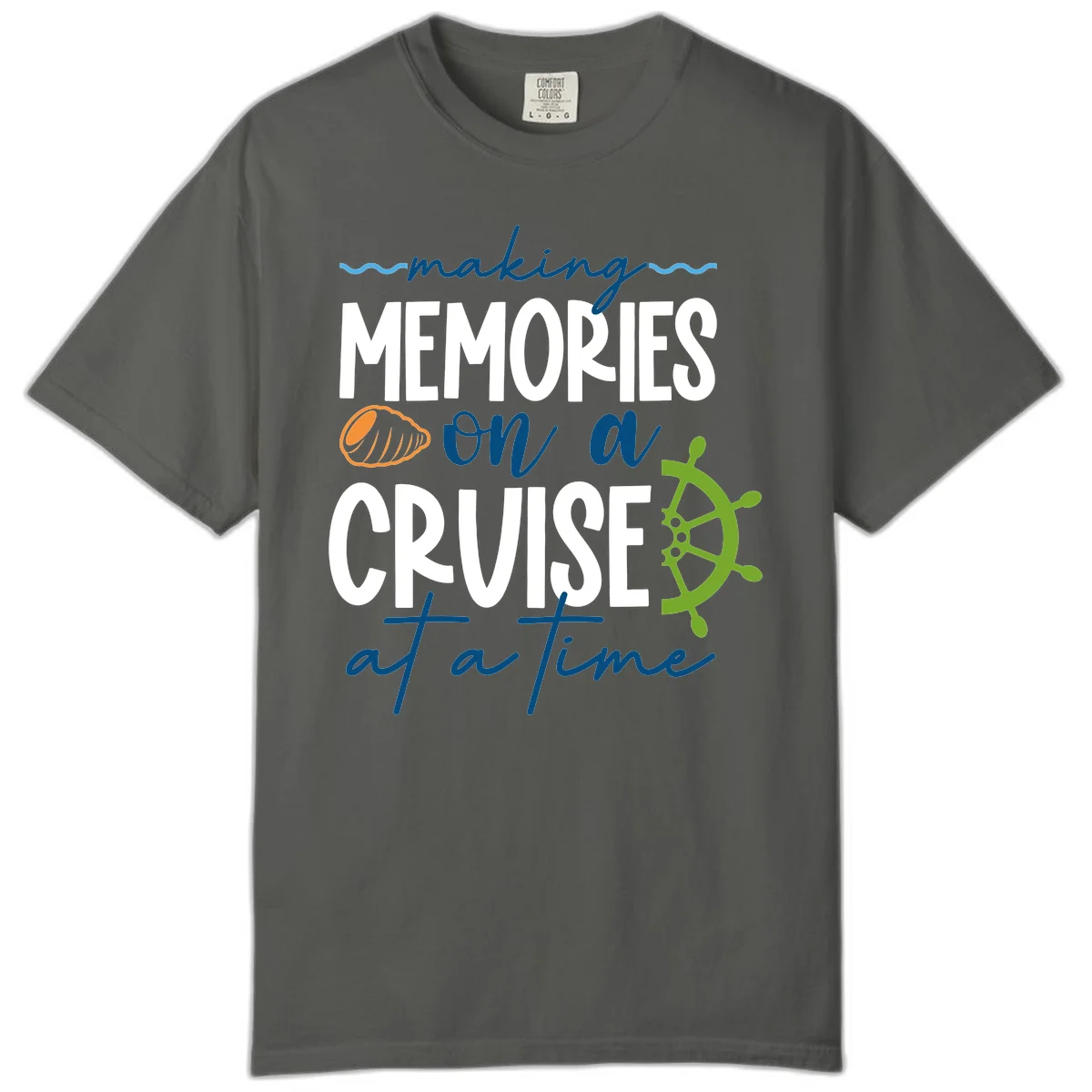 Making Memories On A Cruise At A Time Comfort Color in Pepper