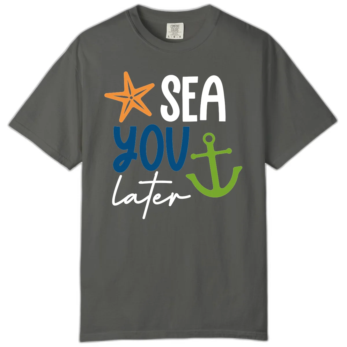 Sea You Later Cruise Anchor Comfort Color in Pepper