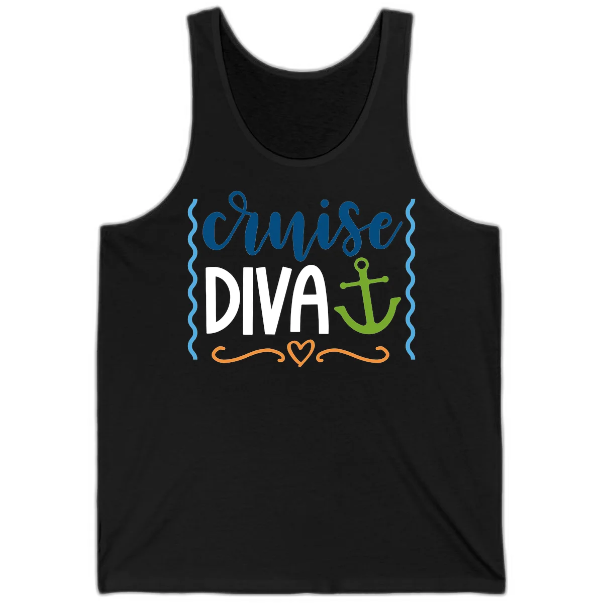 Cruise Diva Anchor Tank in Black