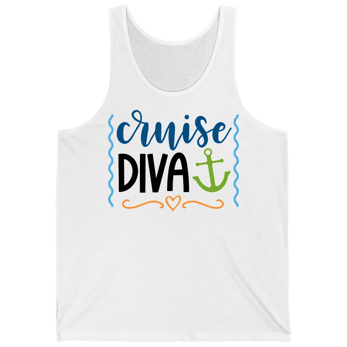 Cruise Diva Anchor Tank in White