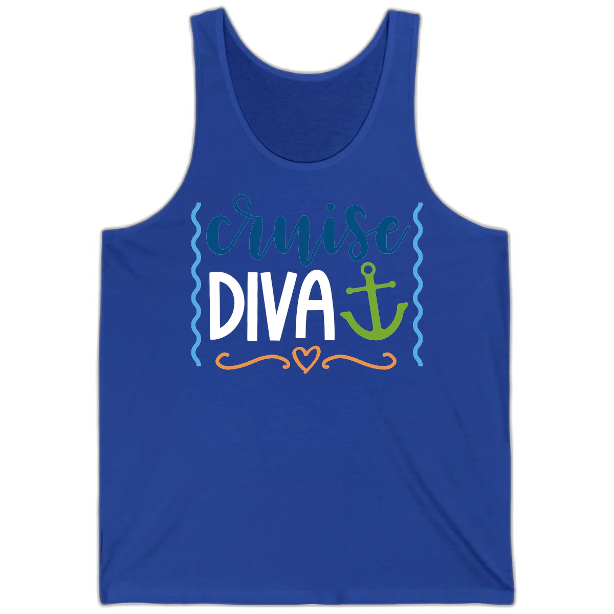 Cruise Diva Anchor Tank in True Royal