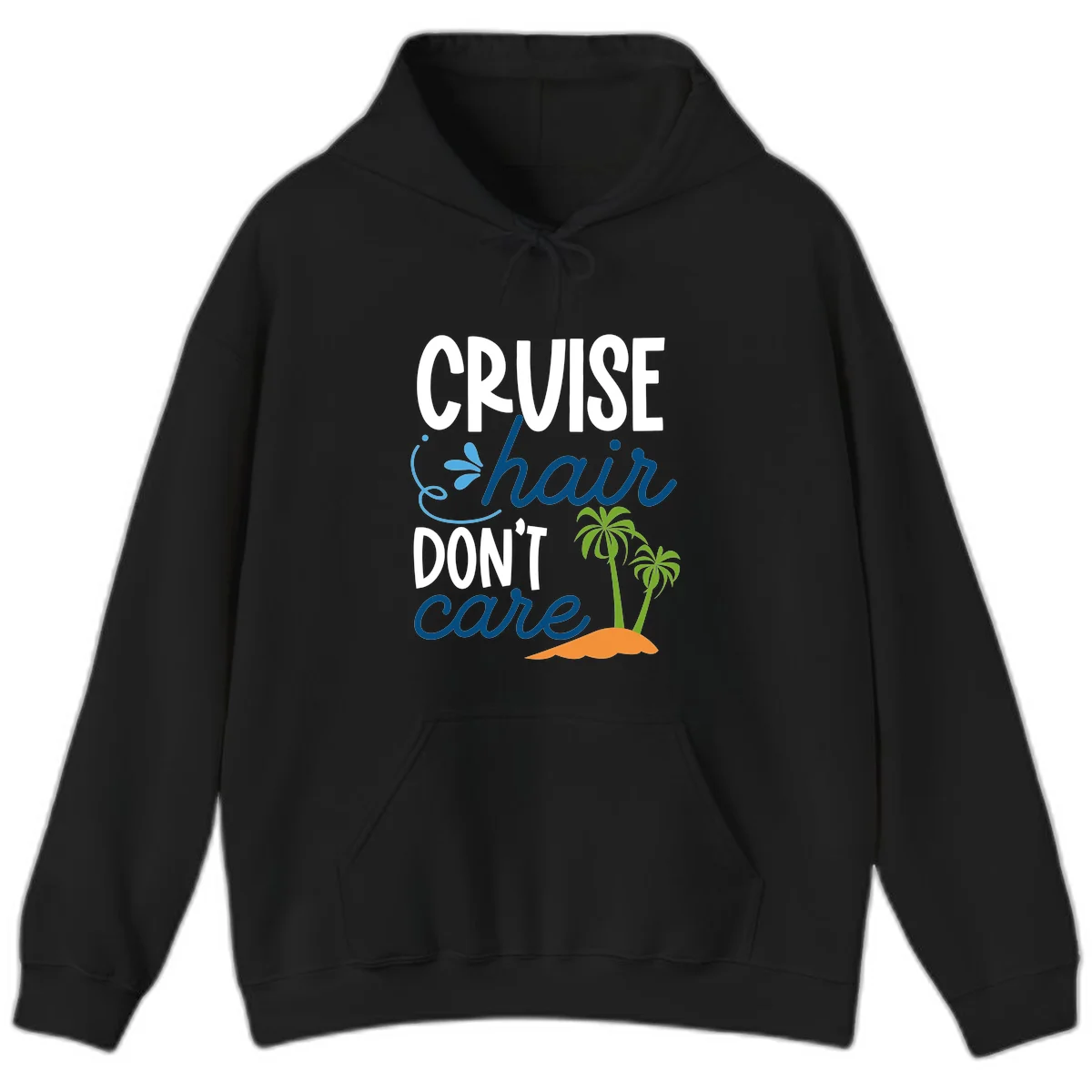 Cruise Hair Don't Care Hoodie in Black