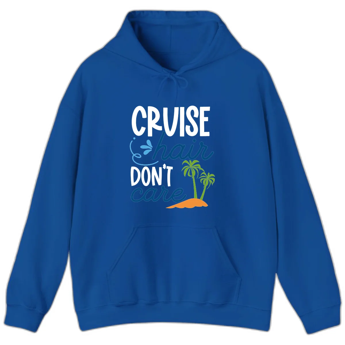 Cruise Hair Don't Care Hoodie in Royal