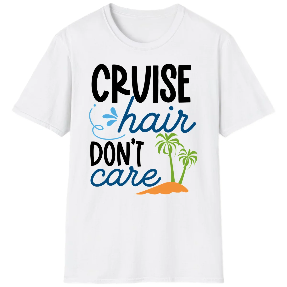 Cruise Hair Don't Care T-Shirt in White