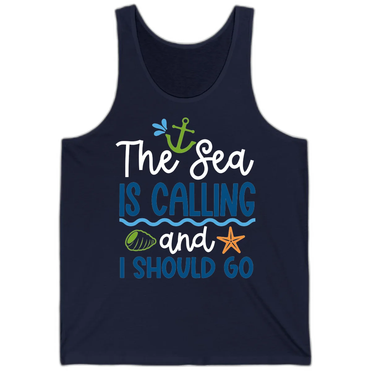 The Sea Is Calling Tank in Navy