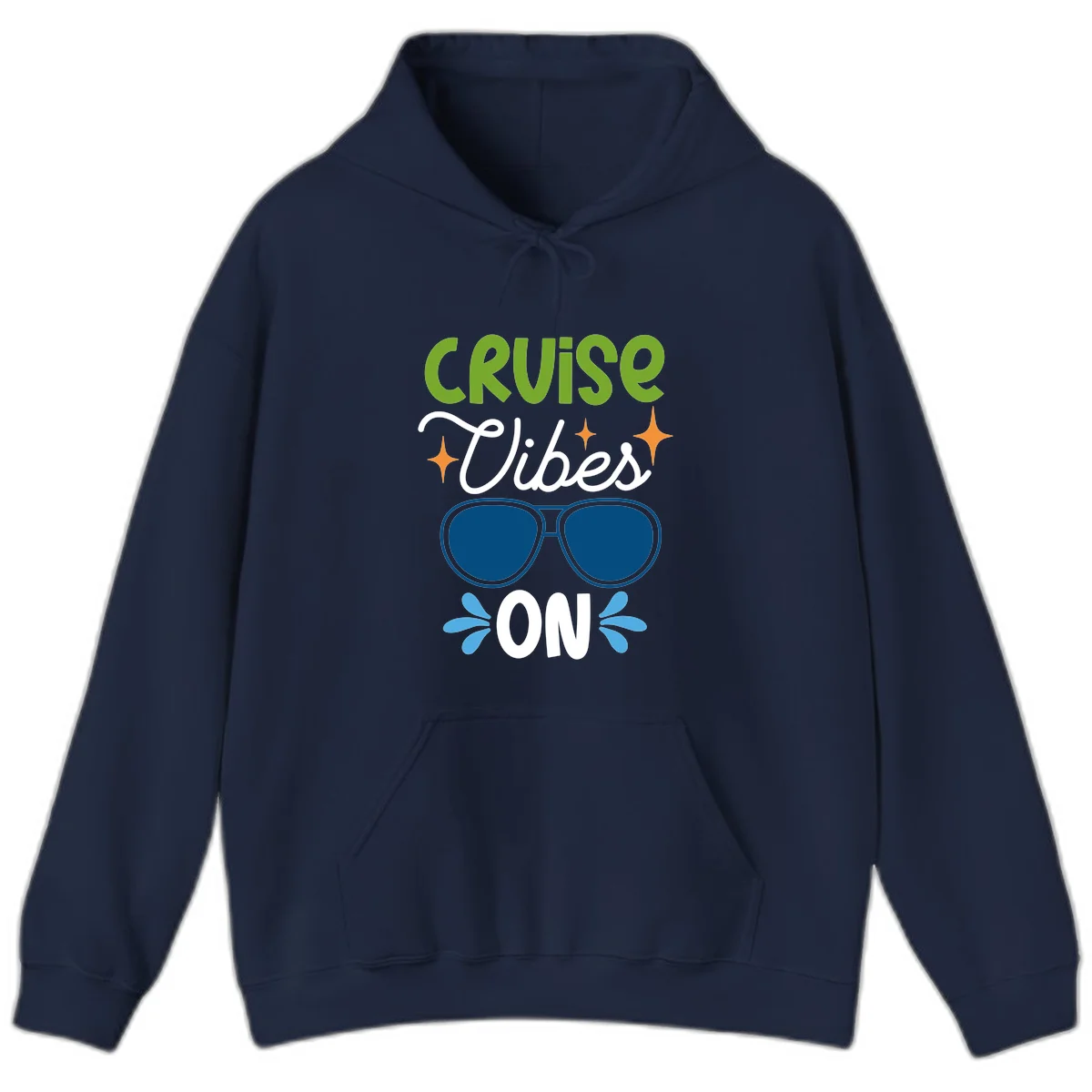 Cruise Vibes On Hoodie in Navy