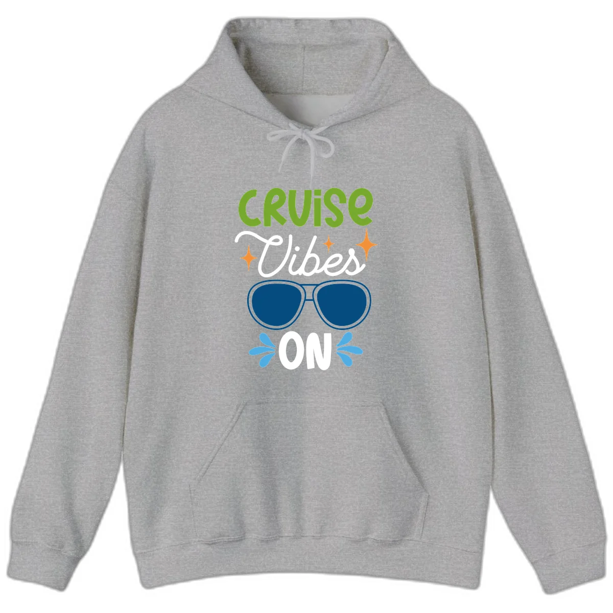 Cruise Vibes On Hoodie in Sport Grey