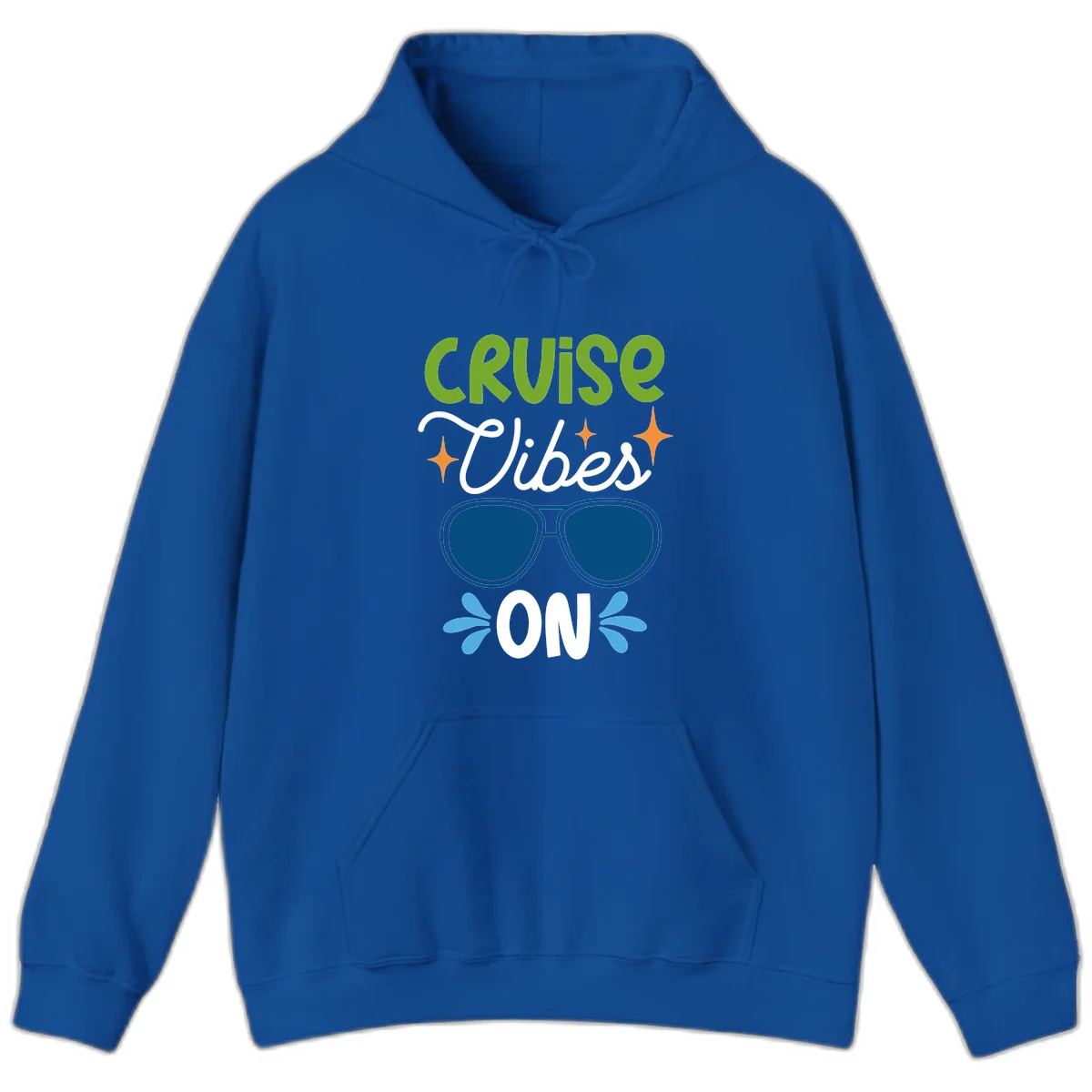 Cruise Vibes On Hoodie in Royal