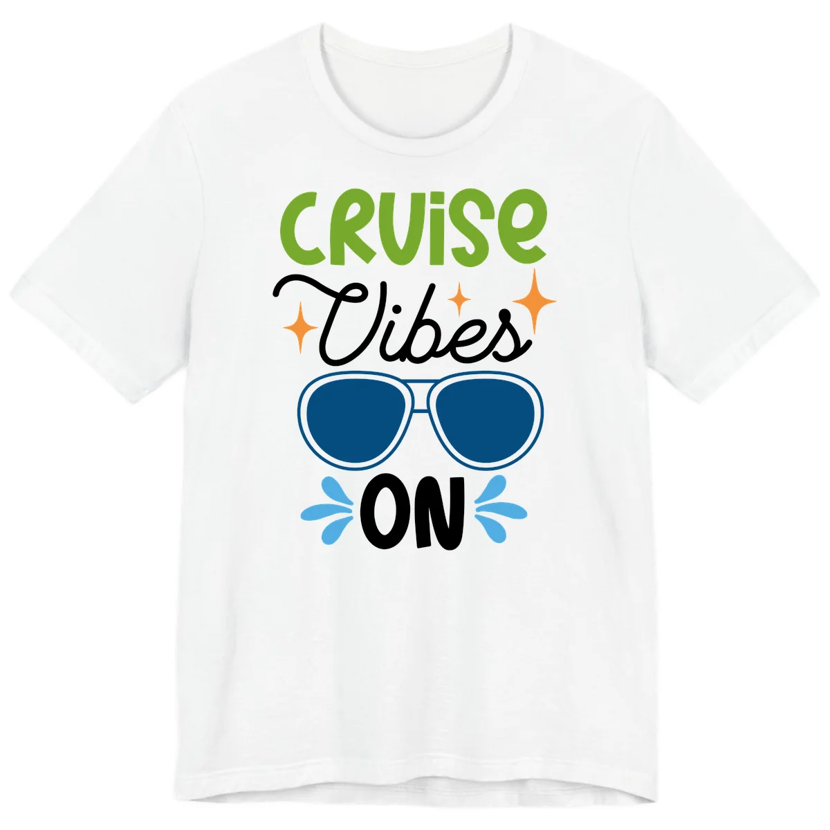 Cruise Vibes On Premium T-Shirt in White