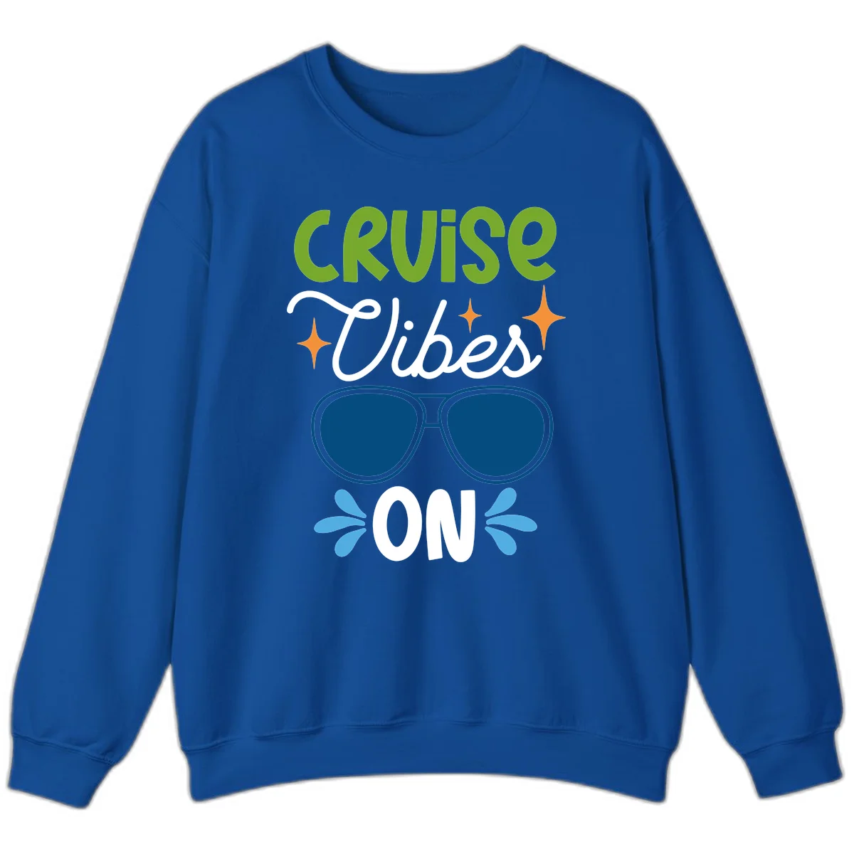 Cruise Vibes On Sweatshirt in Royal