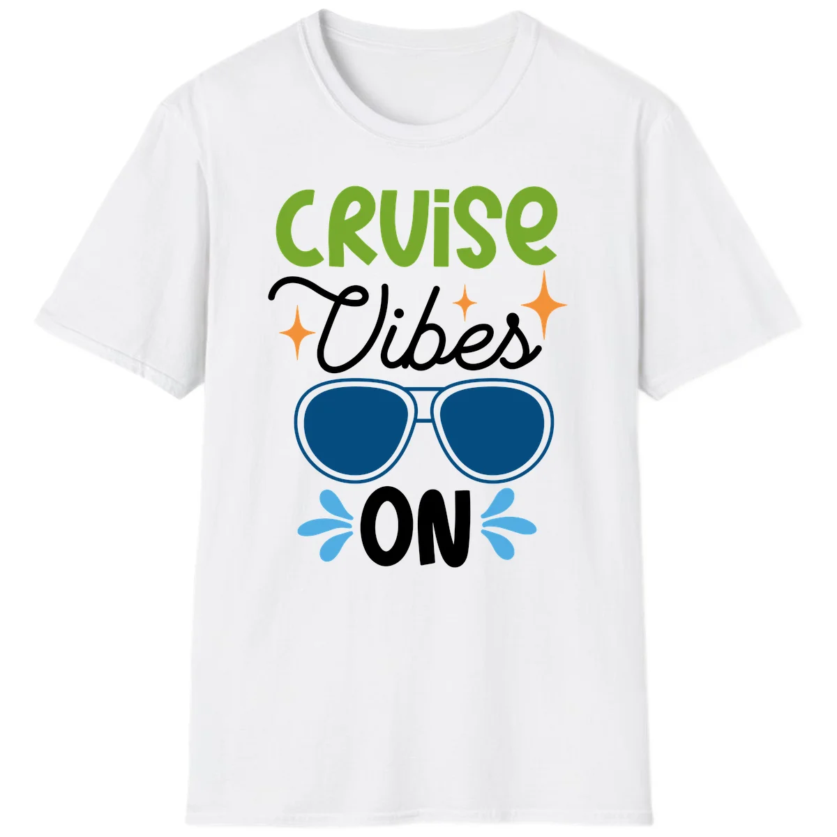 Cruise Vibes On T-Shirt in White