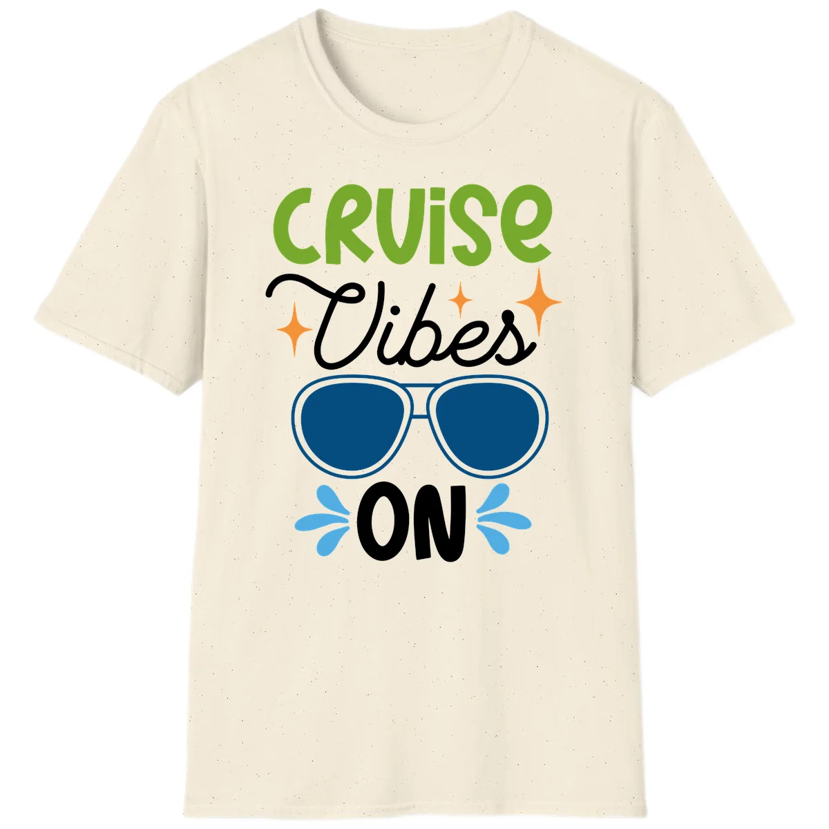 Cruise Vibes On T-Shirt in Natural