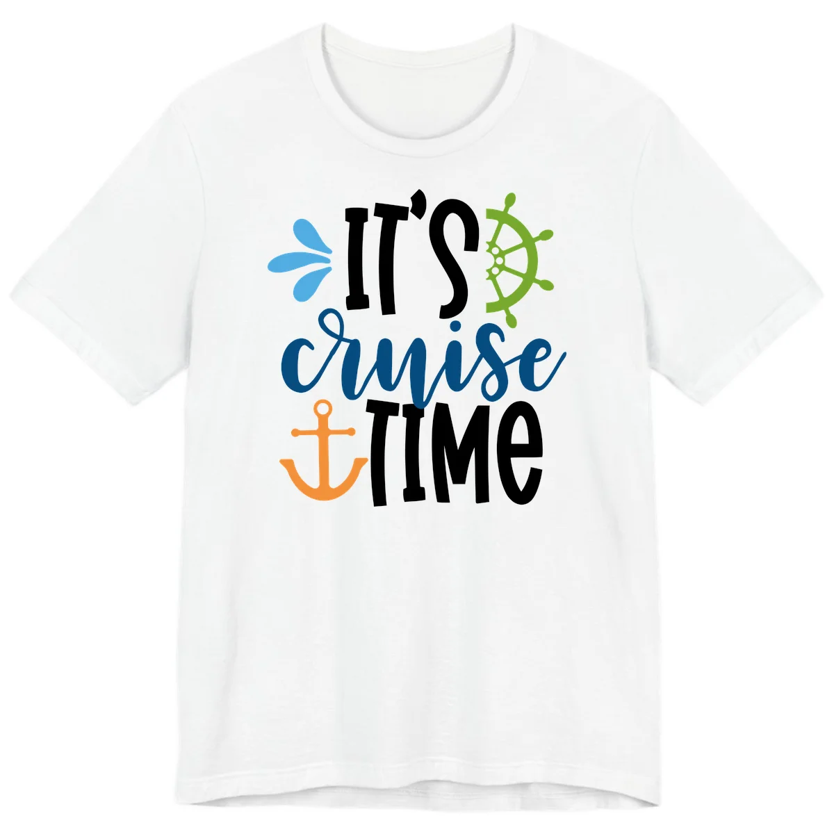 It's Cruise Time Nautical Premium T-Shirt in White