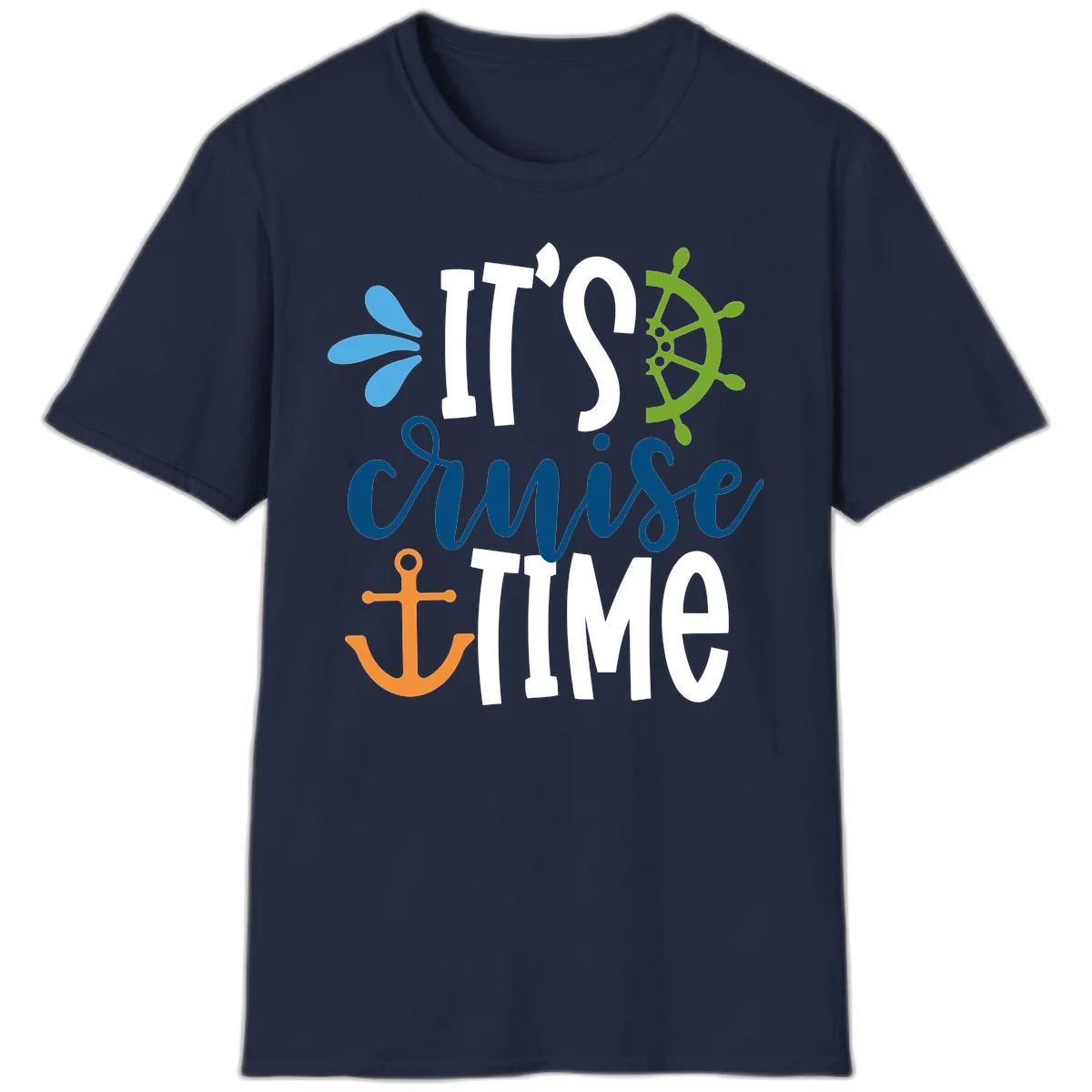 It's Cruise Time Nautical T-Shirt in Navy