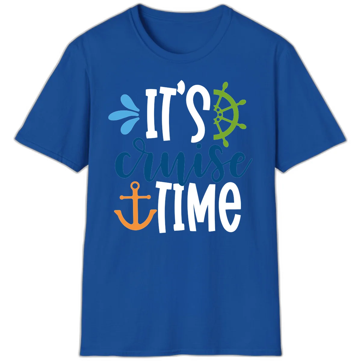 It's Cruise Time Nautical T-Shirt in Royal