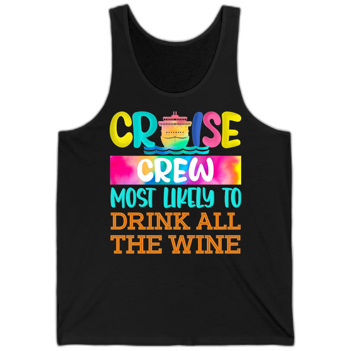 Cruise Crew Most Likely To Drink At The Wine Tank in Black